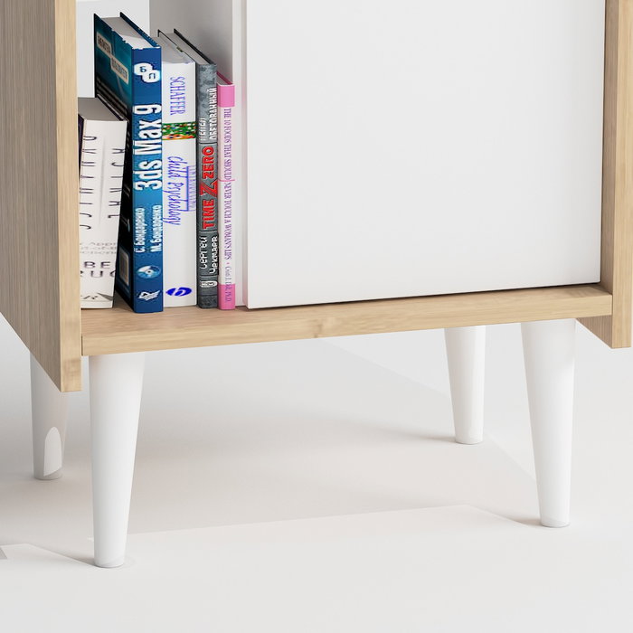 Hanah Home Lagomood Ruby Armario Multiusos Roble y Blanco